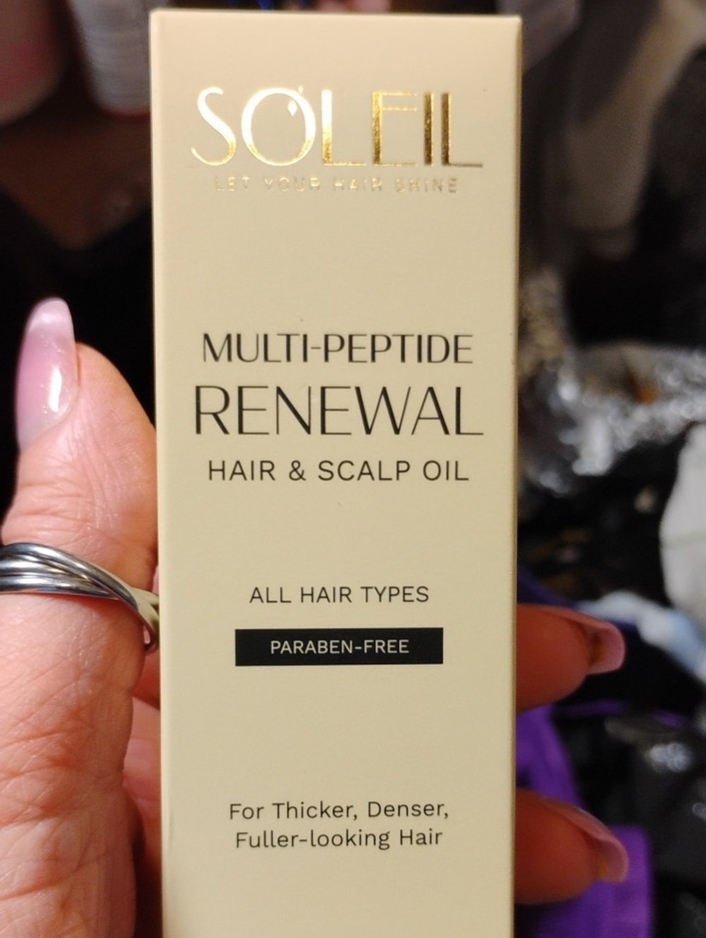 Soleil Multi-Peptide Renewal Hair & Scalp Oil For Fuller Looking Hair $299